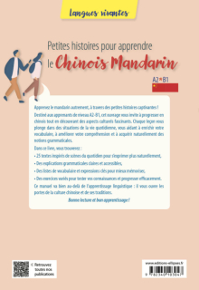 Petites histoires pour apprendre le chinois mandarin - A2-B1