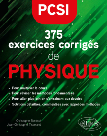 375 exercices corrigés de Physique – PCSI