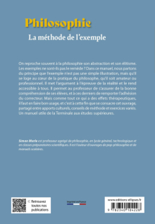 Philosophie. La méthode de l'exemple - CPGE. Université. Concours
