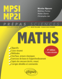 Mathématiques MPSI/MP2I - 6e édition