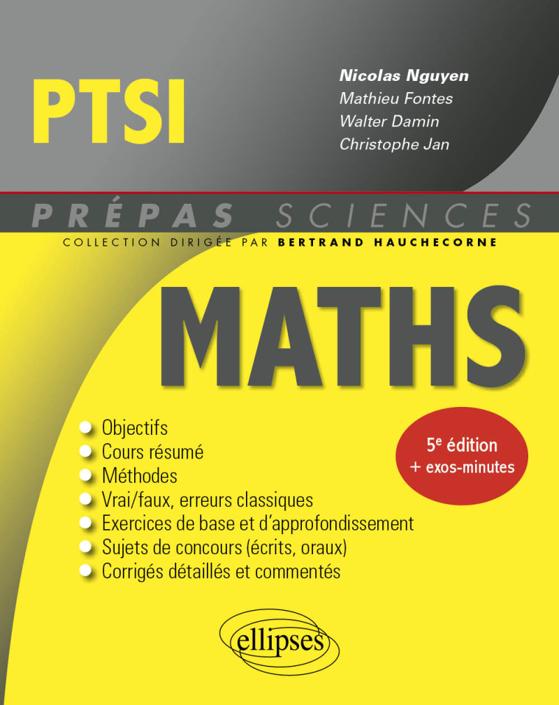 Mathématiques PTSI - 5e édition