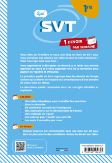 Spé SVT - Première - Devenir incollable en devoirs sur table
