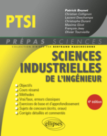 Sciences industrielles de l'ingénieur PTSI - 4e édition