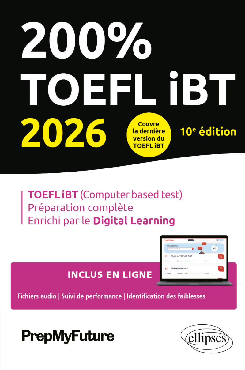200% TOEFL iBT - 10e édition - édition 2026