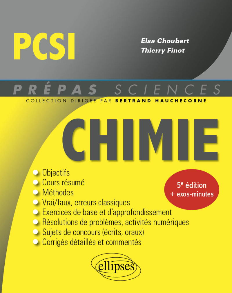 Chimie PCSI - 5e édition