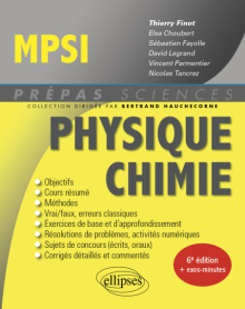 Physique-Chimie MPSI - 6e édition