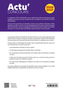 Thèmes essentiels d'actualité - édition 2026-2027