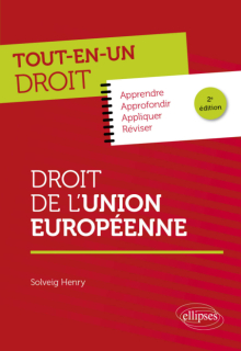 Droit de l'Union européenne - A jour au 15 janvier 2025 - 2e édition