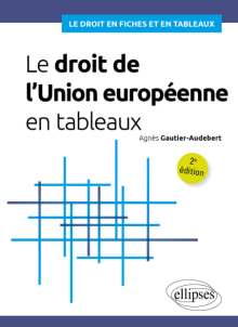 Le droit de l'Union européenne en tableaux - A jour au 15 janvier 2025 - 2e édition