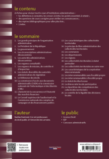 Fiches d'institutions administratives - 2e édition