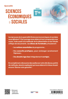 Spécialité Sciences économiques et sociales. Terminale.