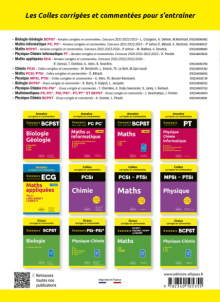 Physique. PCSI. Colles corrigées et commentées