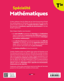 Spécialité Mathématiques – Terminale - Prendre le temps de comprendre