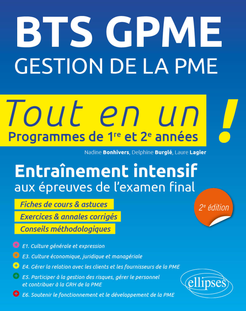 BTS GPME - Gestion de la PME - 2e édition