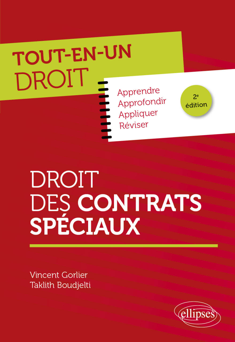 Droit des contrats spéciaux - 2e édition