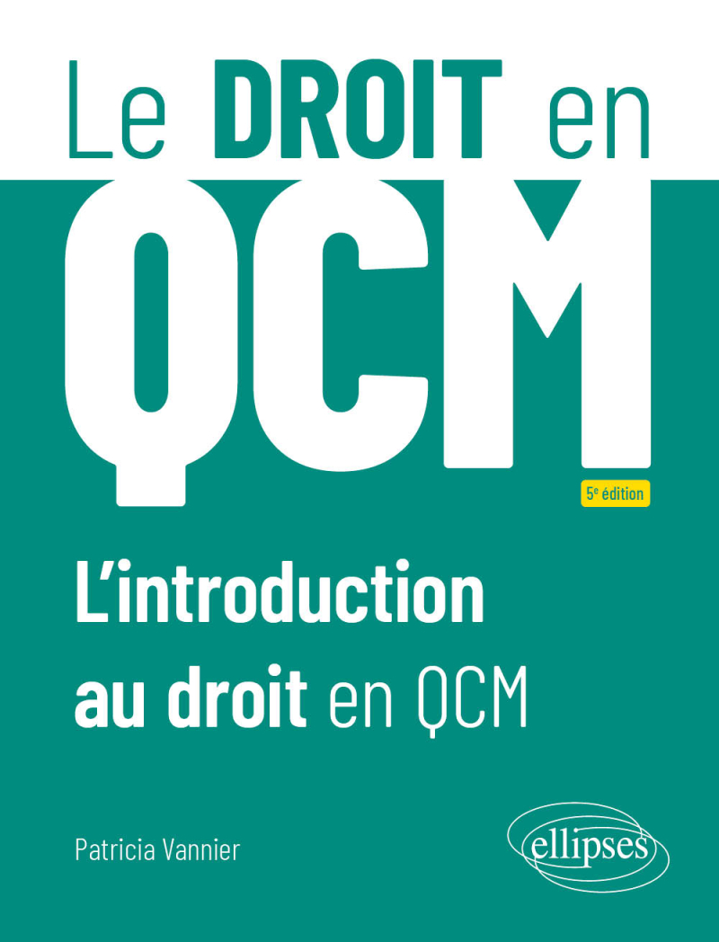L’introduction au droit en QCM - 5e édition