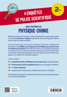 4 enquêtes de police scientifique pour s’entraîner en Physique-Chimie - Niveau Seconde
