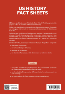 US History Fact Sheets - Histoire des Etats-Unis en fiches - From the Origins to Donald Trump - Des origines à Donald Trump