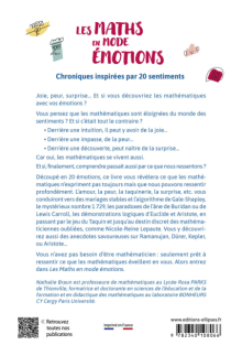 Les Maths en mode émotions - Chroniques inspirées par 20 sentiments