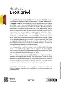 Histoire du droit privé - 3e édition
