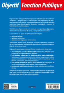 Les Tests psychotechniques - Catégories B et C - édition 2026-2027