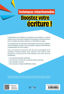 Techniques rédactionnelles. Boostez votre écriture ! - Toutes les astuces pour vos études et la vie professionnelle